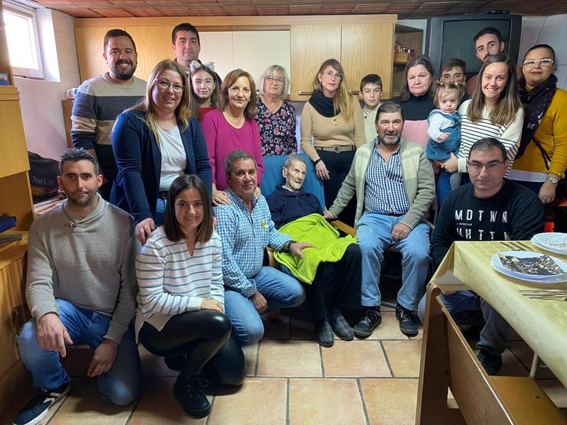 Homenaje a Ángel Franco Martín que cumple 100 años