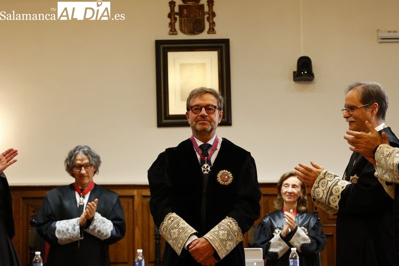 Día inolvidable para el expresidente de la Audiencia Provincial 
