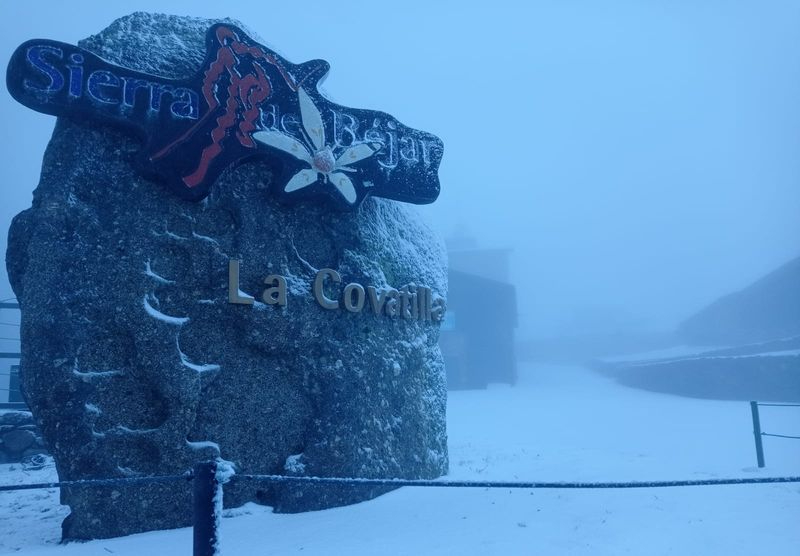 Primeros copo de nieve en La Covatilla