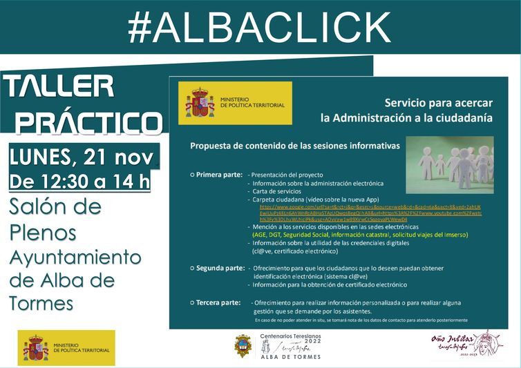 #Albaclick acoge la sesión formativa de ‘La administración cerca de ti’