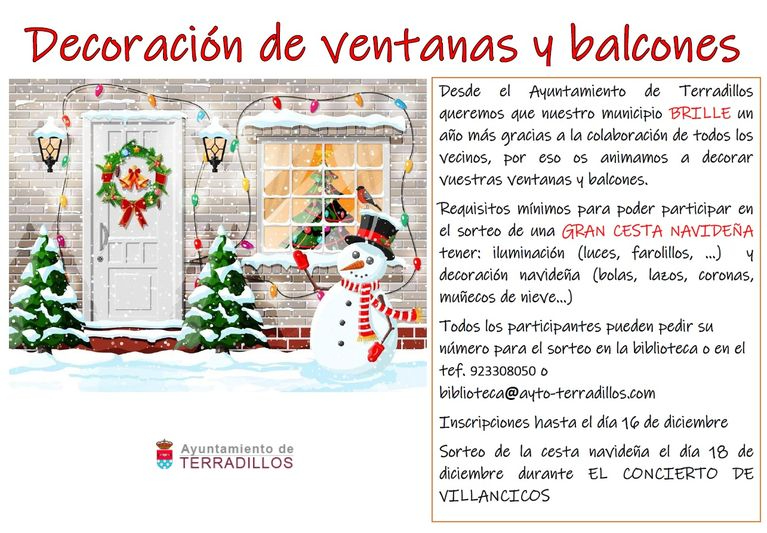 El Ayuntamiento de Terradillos anima a los vecinos a decorar sus casas