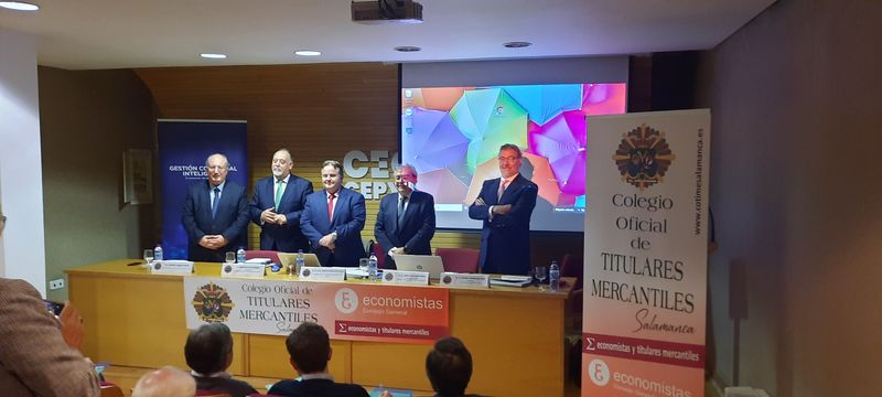 Inauguradas las jornadas de estudio del Colegio Oficial de Titulares Mercantiles de Salamanca