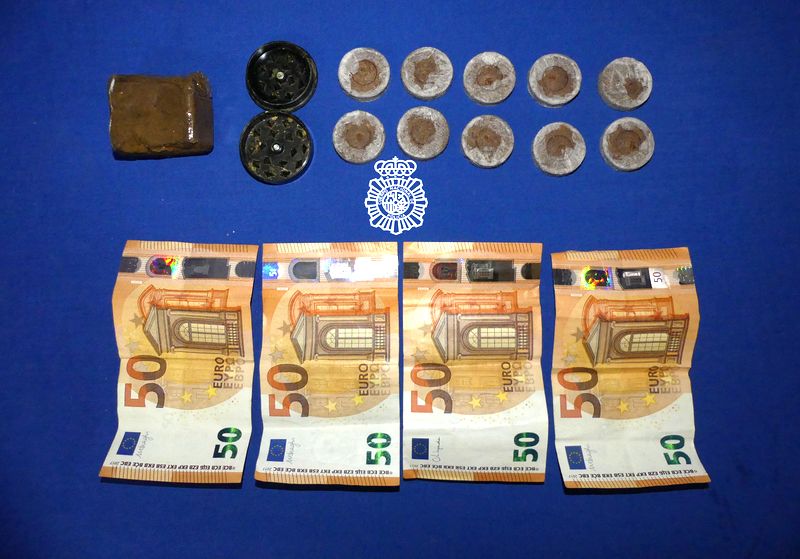 Detenido en Salamanca con 46 gramos de hachís y material para plantar marihuana