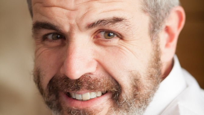 El modista Lorenzo Caprile, este viernes en Salamanca 