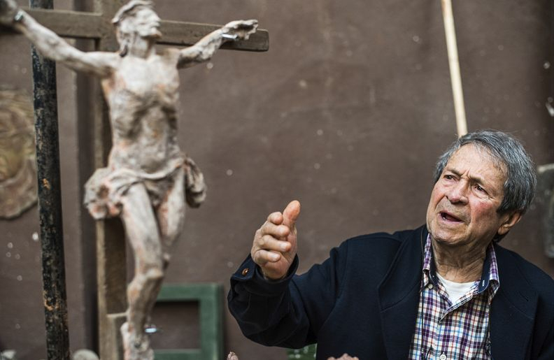 Homenaje al escultor Fernando Mayoral, fallecido este verano