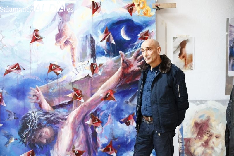 Es el trabajo al que más tiempo he dedicado, reconoce Florencio Maillo sobre su cuadro para la Catedral