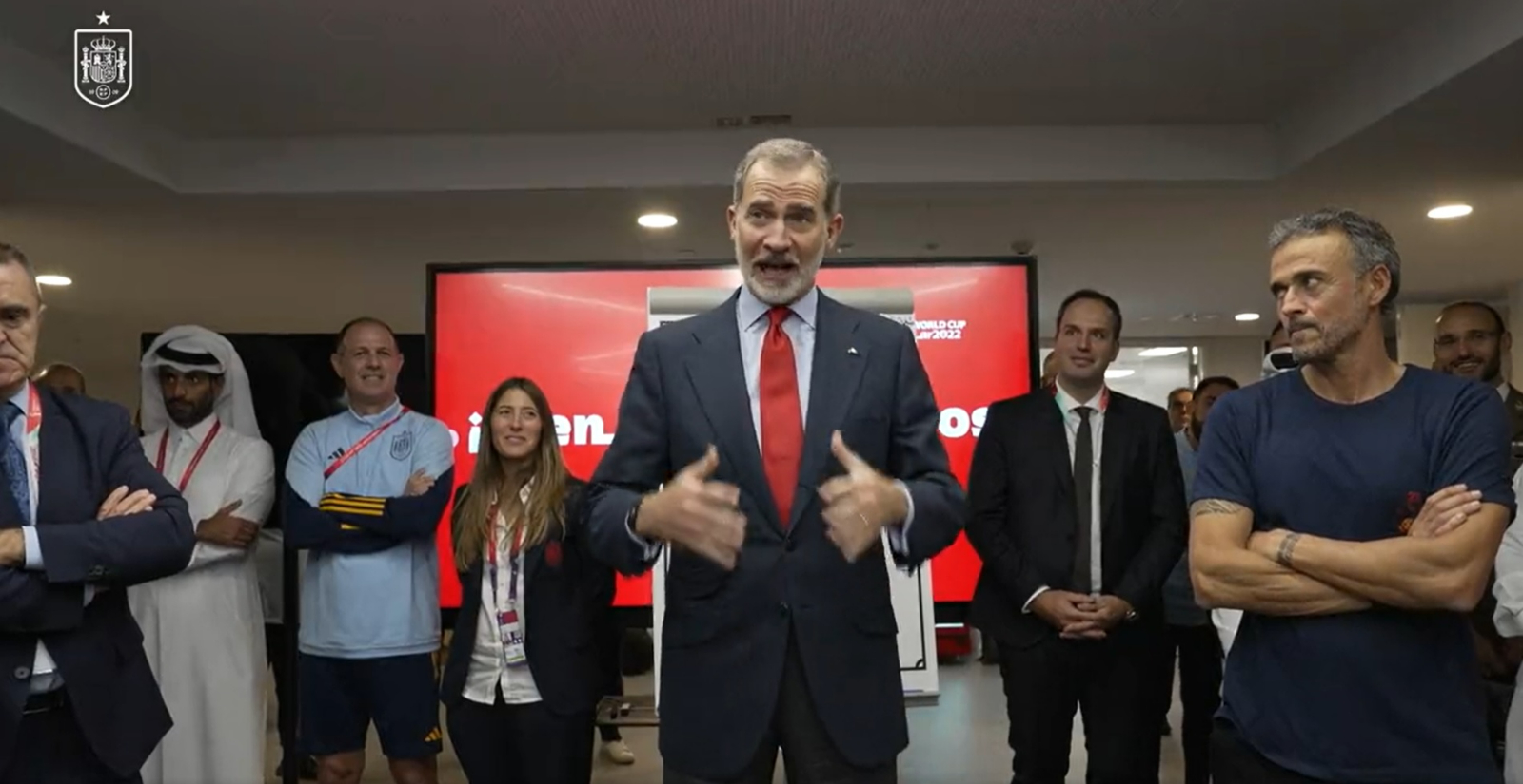 Así fue la fiesta de España tras el 7-0... ¡con el Rey Felipe en el vestuario!: Ha sido una gozada. No he visto ningún fallo