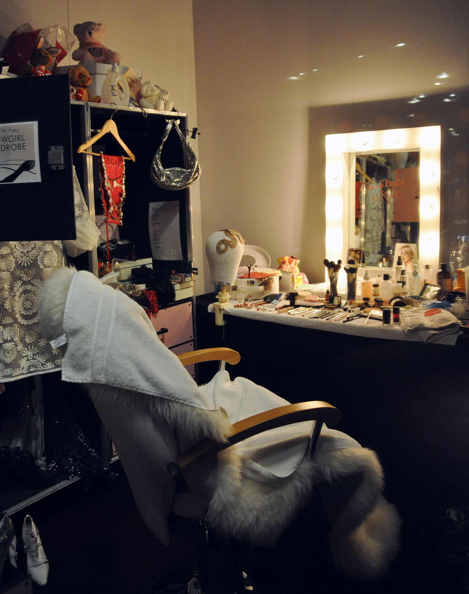 O amor é um abraço que se dá no camarim 