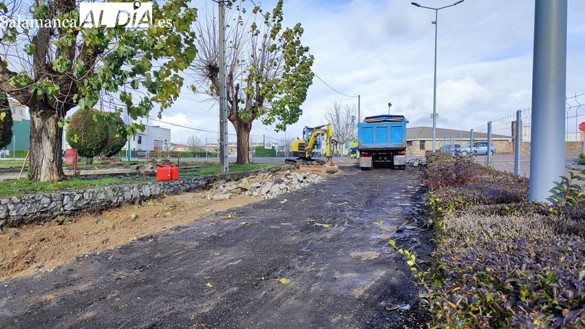 Comienzan las obras de mejora del acceso al casco urbano de Vitigudino