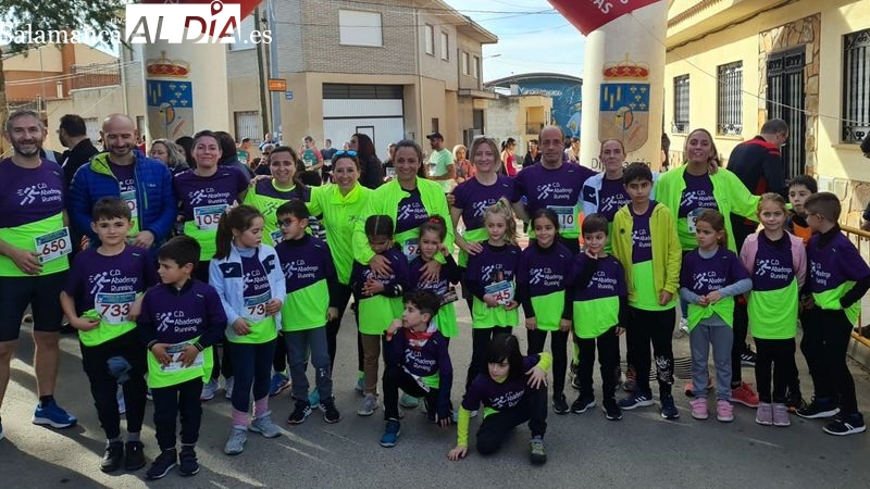 Los niños del Club Abadengo Running debutan con éxito en la Carrera del Turrón
