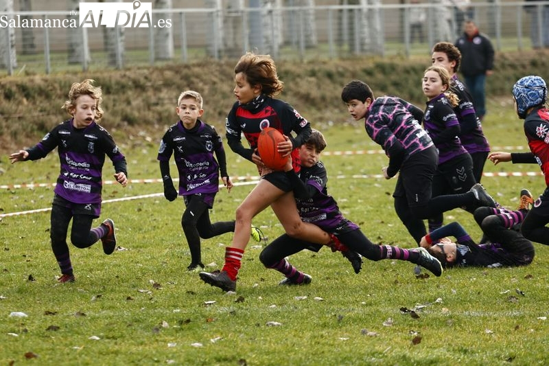 Salamanca disfruta con el III Festival de Escuelas de Rugby de Castilla y León bajo la presencia de 1.000 niños
