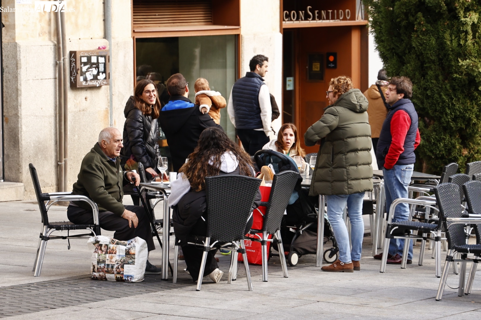Ambiente navideño en Salamanca
