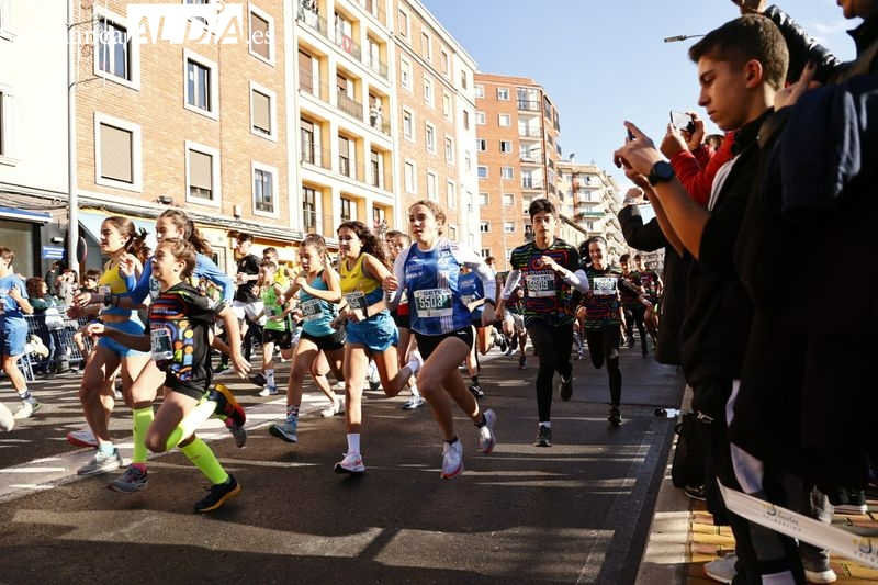 Así ha sido la carrera de los sub14 y sub16 de la San Silvestre Salmantina