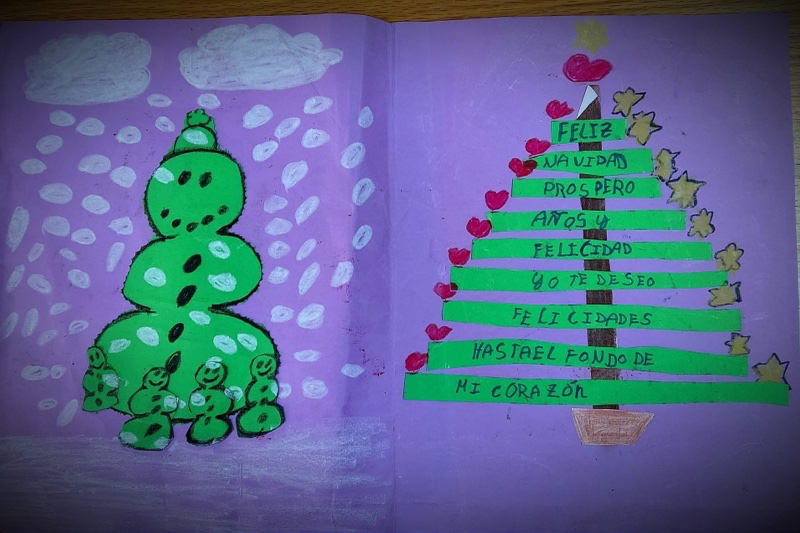 El CEIP Gabriel y Galán de Villoria descubre los ganadores del concurso de postales navideñas