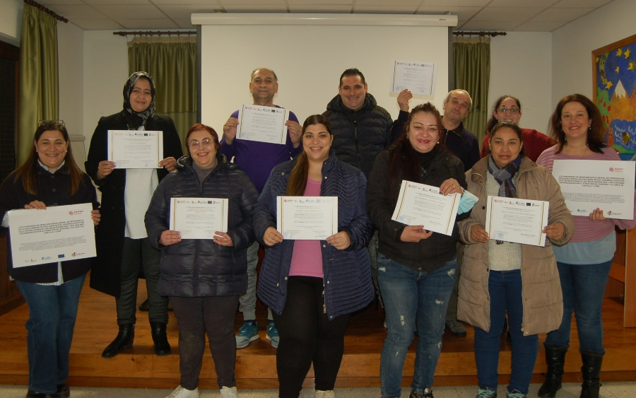 Cáritas clausura los itinerarios de inserción sociolaboral que ha desarrollado desde julio