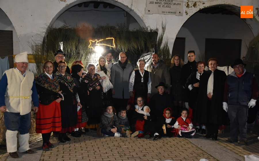 Concurrida recreación del Belén Viviente por parte del Botón Charro