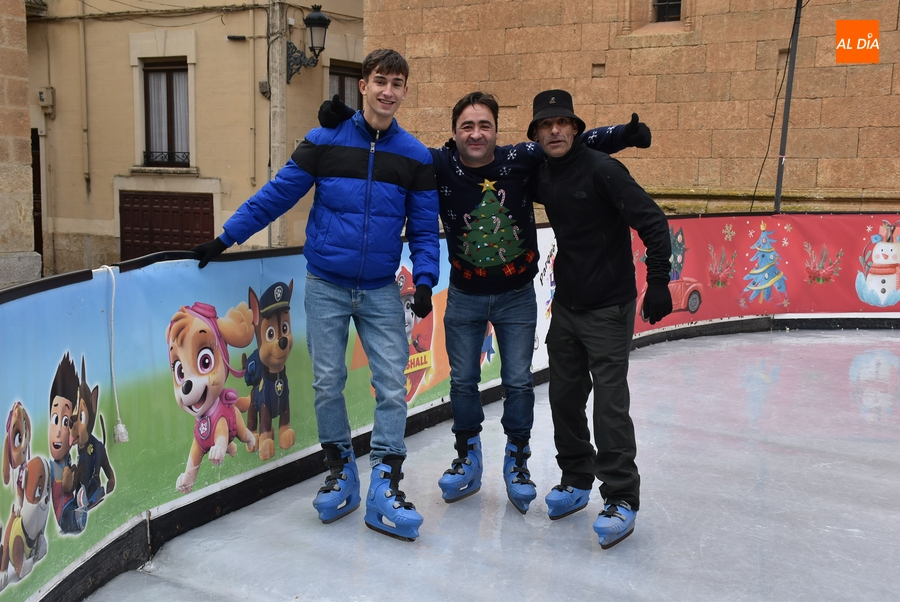 Eh, sácanos una foto: Sobre el hielo