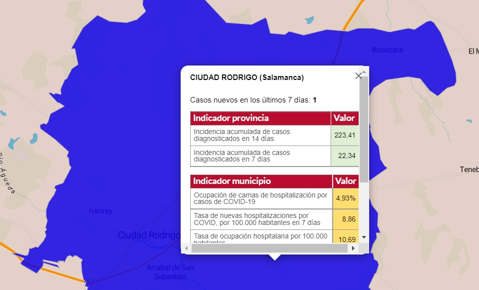Aldehuela de Yeltes, El Maíllo y Miróbriga marcan nuevos positivos desde el viernes