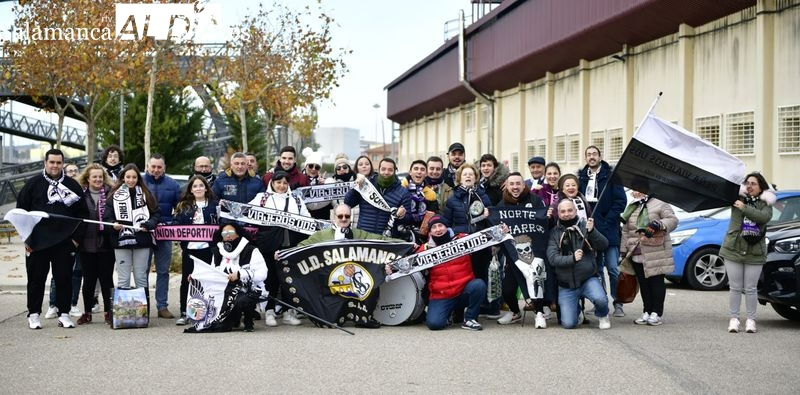 El Salamanca UDS, bien arropado por sus aficionados en Aranda de Duero