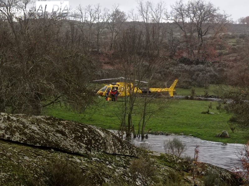 Guardia Civil, Protección Civil de Vitigudino, Bomberos y medios de la Junta buscan a un agente medioambiental desaparecido