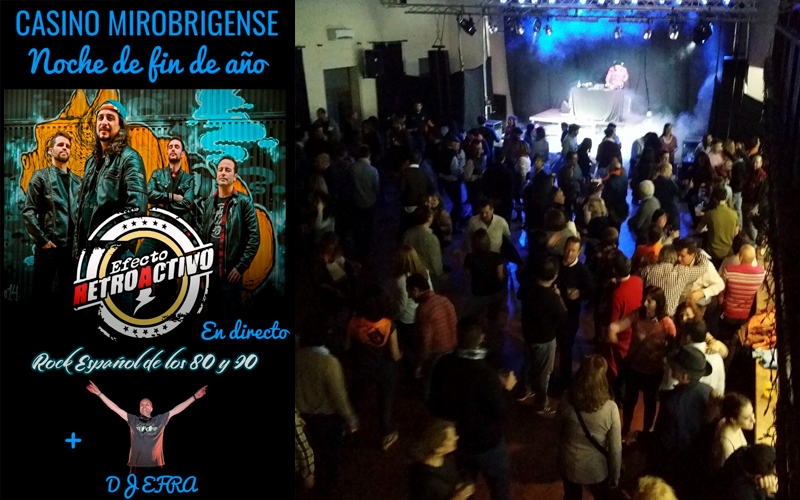 El Casino mirobrigense dará la bienvenida al 2023 con un tributo al Rock español de los años 80 y 90