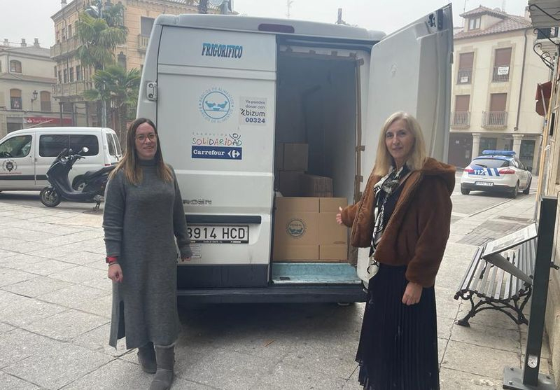 Alba solidaria: 800 kilos para el Banco de Alimentos