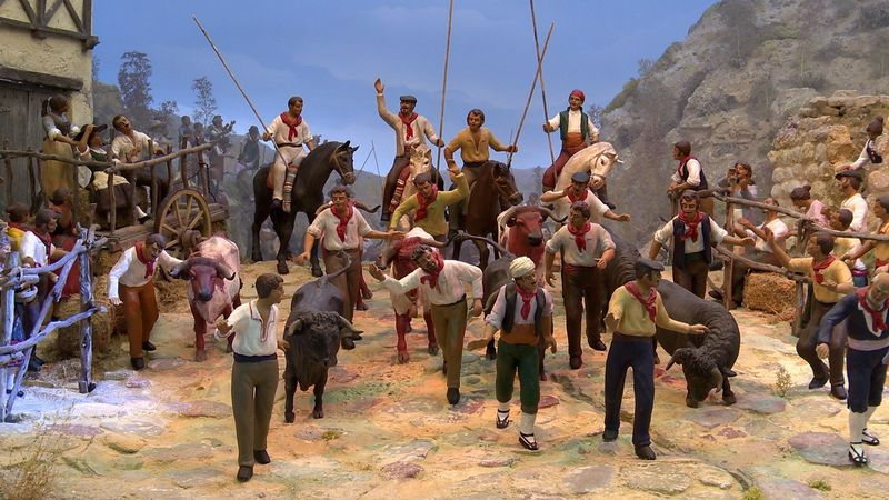 Jesús nace en un vagón, los encierros más antiguos de España o la Virgen con montera en la ruta más grande de Belenes