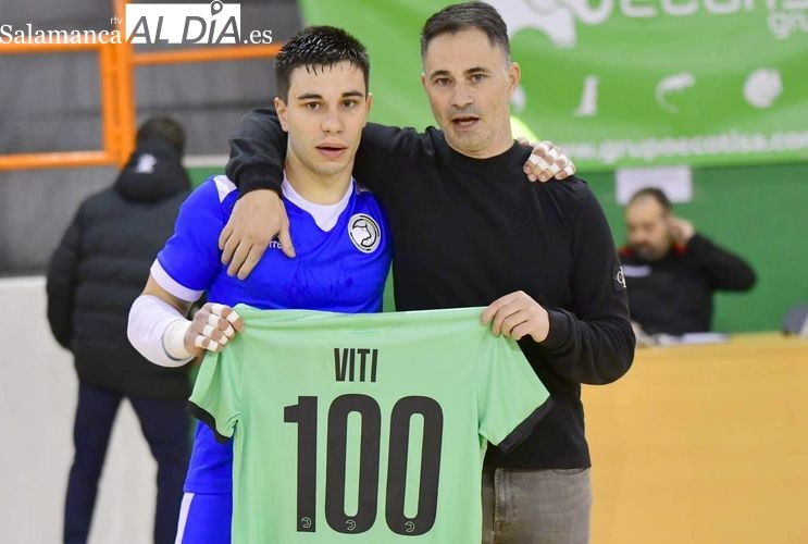 100 veces Viti en Unionistas FS: Es un orgullo llevar toda la vida en el club desde los 8 años con los que empecé