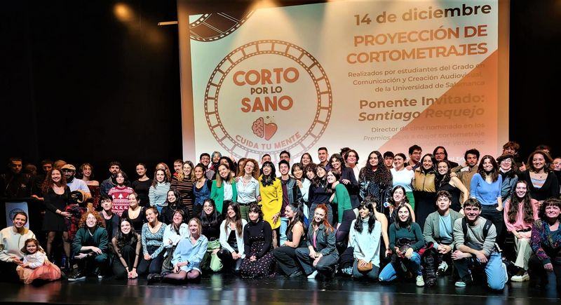Los cortometrajes sobre salud mental llenan el Teatro Juan del Enzina  