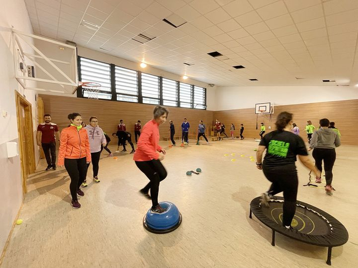 Los vecinos de Carbajosa disfrutan de un entrenamiento funcional