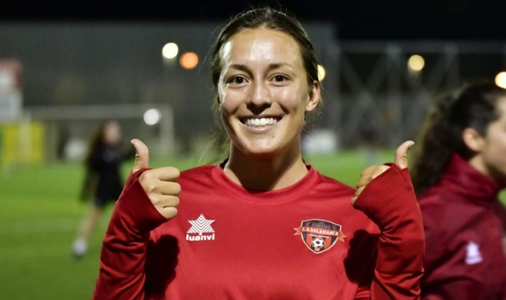 ¿Cómo vive Vicki, la estadounidense del Salamanca FF, el Mundial?: Siempre estoy recibiendo mensajes de mi madre