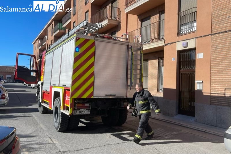 Los Bomberos intervienen en una vivienda de la calle Gabriel y Galan