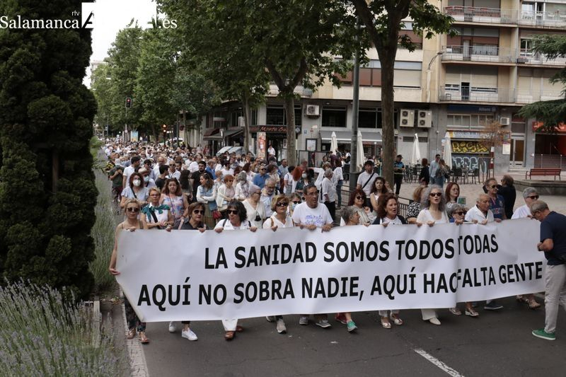 Nos sobran los motivos, el lema de la nueva Marea Blanca que recorrerá Salamanca 