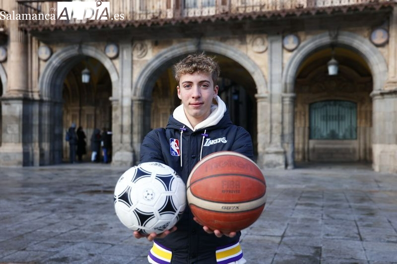 La historia de Mateo, el salmantino que es un crack al fútbol y al baloncesto: Siempre le han querido los compañeros y entrenadores