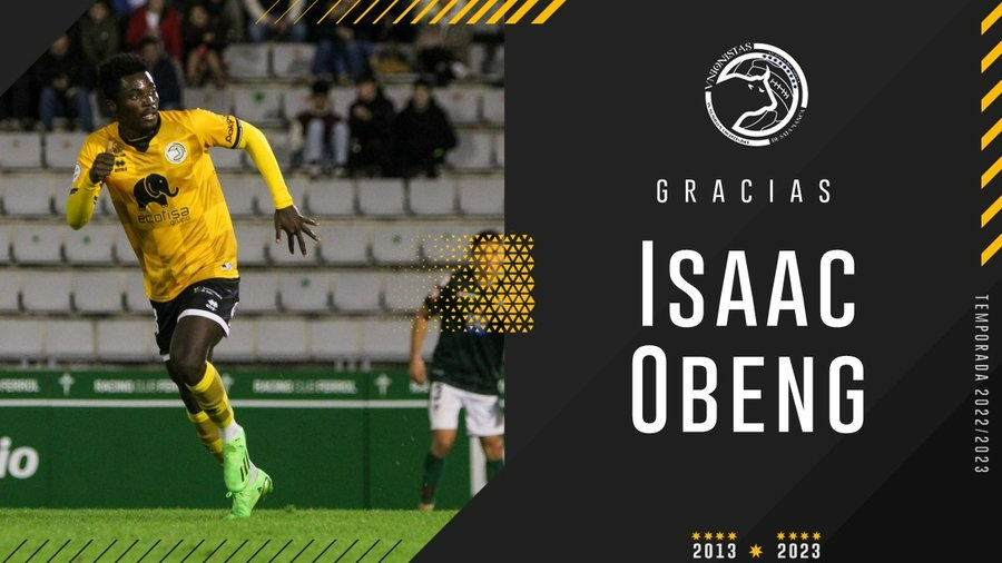 Isaac Obeng sale oficialmente de Unionistas y encuentra equipo