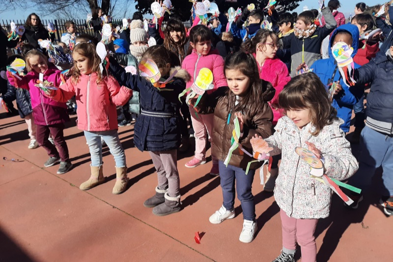 Lectura, escultura o bailes para celebrar el Día de la Paz en el CEIP Severiano Montero