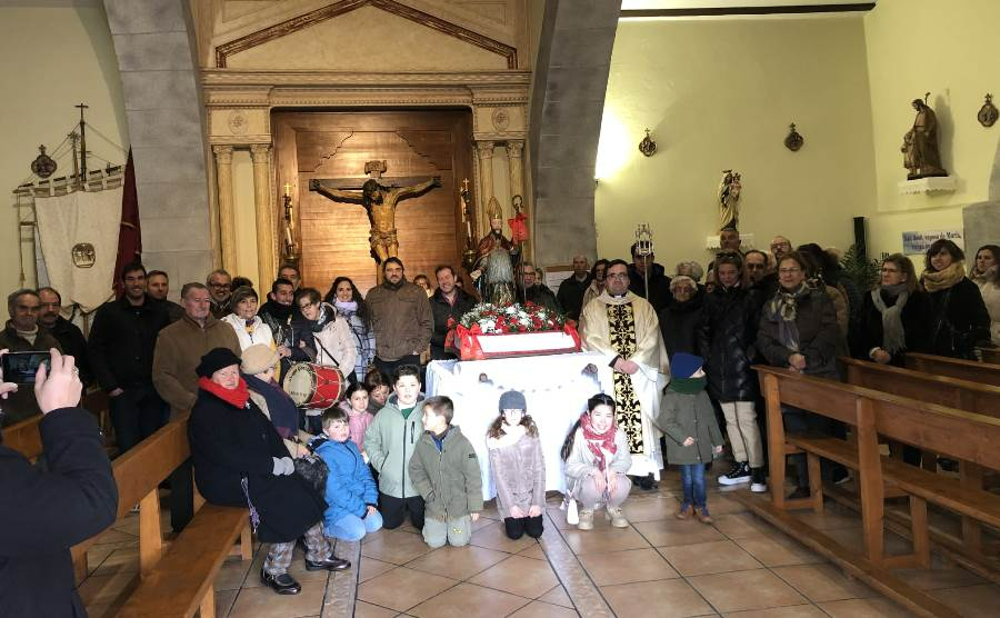 Los vecinos de Monsagro festejan juntos a su patrón San Julián