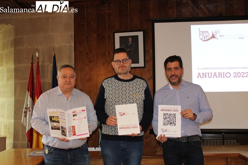 La Banda de Música de Alba de Tormes presenta su Anuario de 2022
