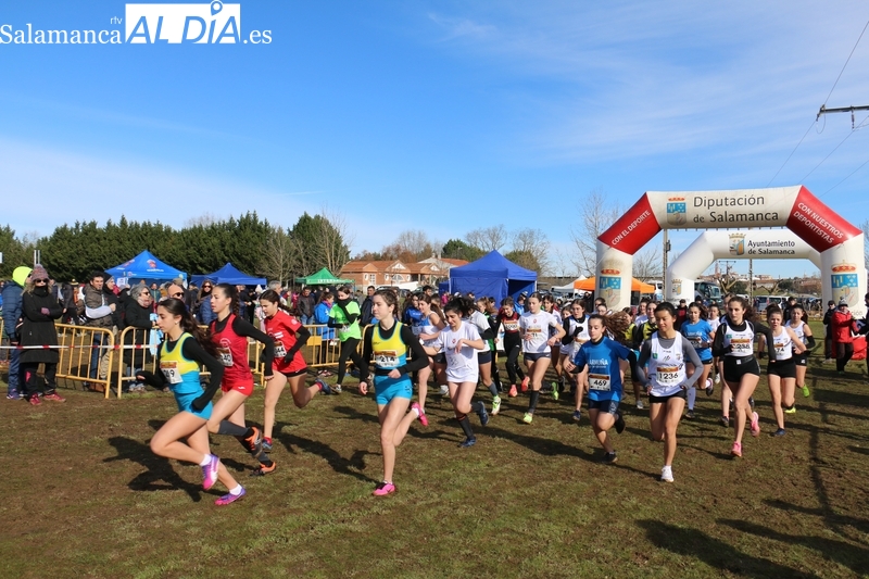 La prueba de campo a través de los Juegos Escolares reúne en Vitigudino a cerca de 300 pequeños atletas 