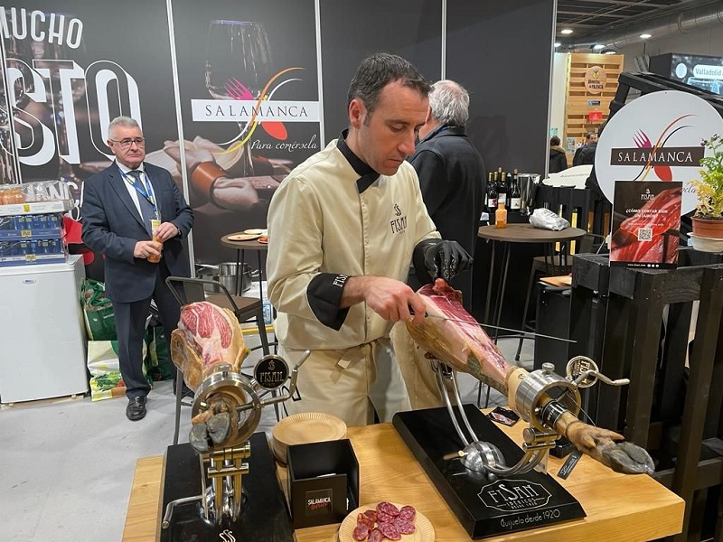 Salamanca concluye su presencia en Madrid Fusión con un homenaje a los productos típicos