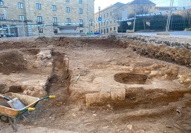 Descubren restos arqueológicos del convento en el que vivió San Juan de Sahagún