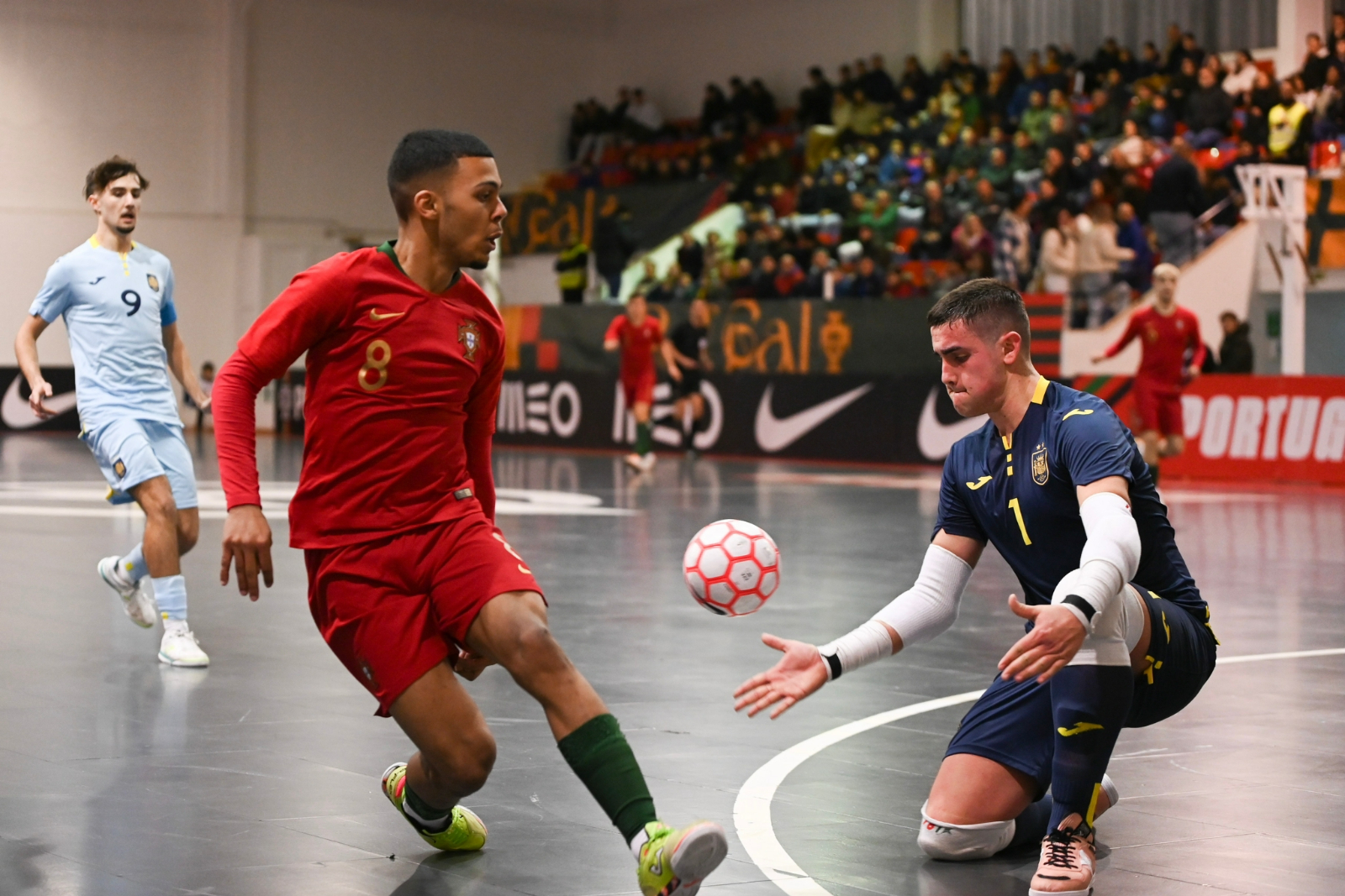 Alonso, portero de Unionistas FS, debuta con la sub19 de España: Es un sueño que tenemos todos los jugadores