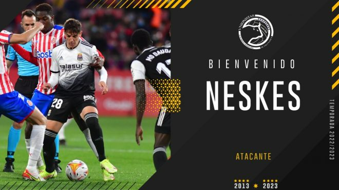 El cedido Neskes aterriza en Unionistas con experiencia en Segunda División