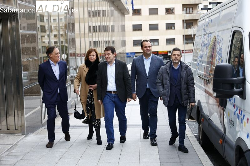 Mañueco bendice a Carbayo, Mingo y Marcos Iglesias como candidatos para las municipales