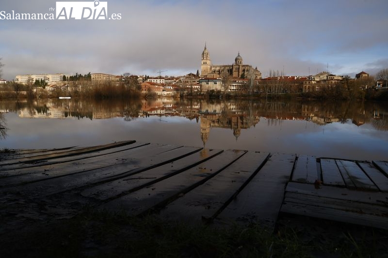 La transformación del paisaje de Salamanca con la crecida del Tormes