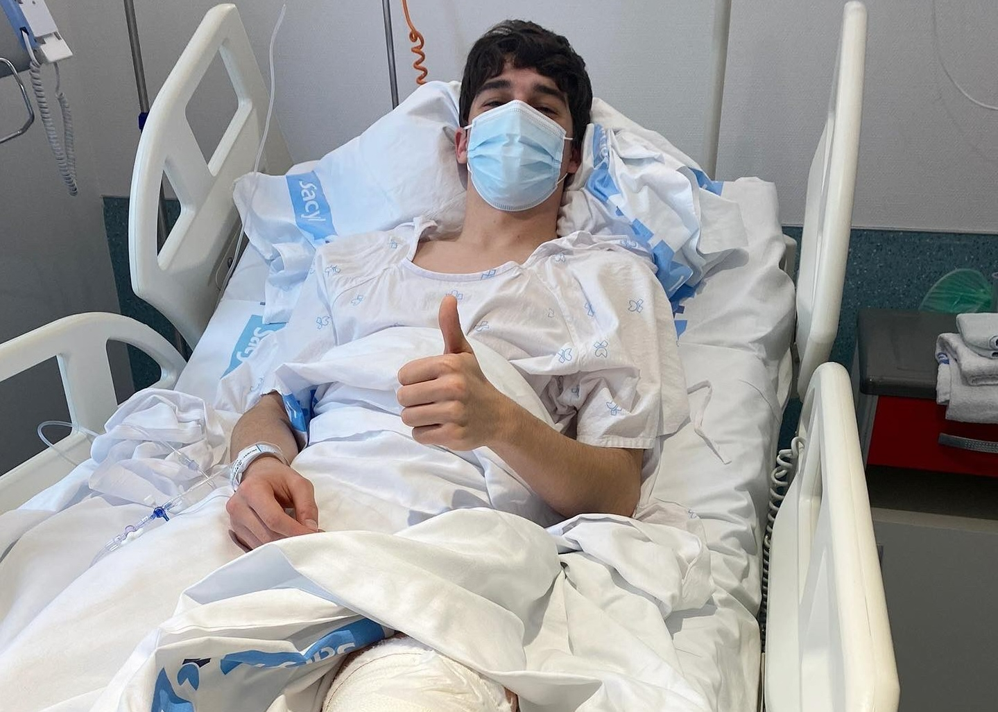 Imanol, a superarse para volver al Salamanca UDS tras sufrir una grave lesión: Agradezco todas las muestras de cariño