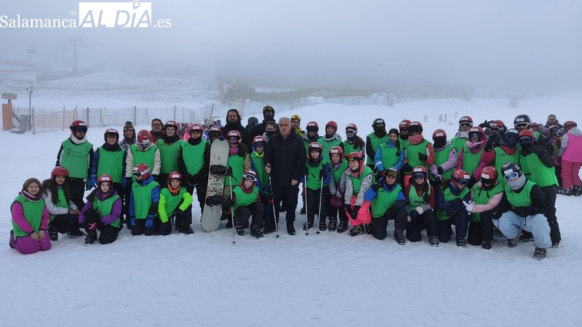 Alumnos de centros escolares de Vitigudino, Lumbrales y La Fuente de San Esteban disfrutan de los ‘Bautismos blancos’