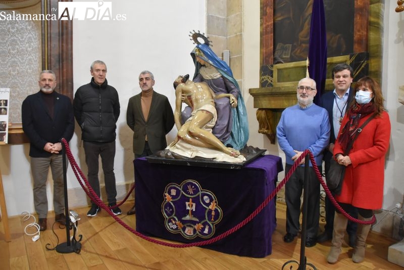 Nuestra Señora de las Angustias ya luce en San Pablo con su policromía original