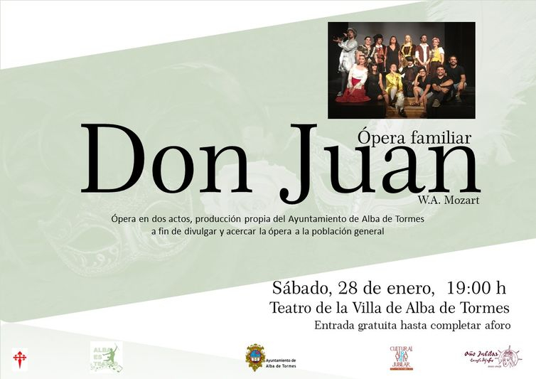 Don Juan, de Mozart regresa al teatro para acercar la ópera a pequeños y mayores