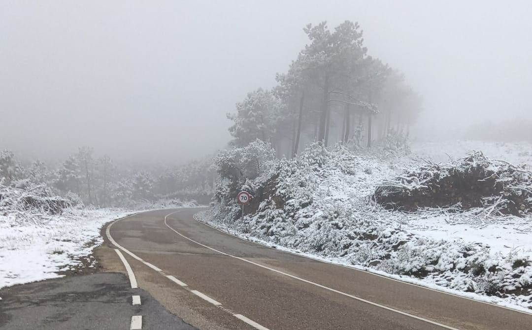 Estos son los avisos por nieve para este fin de semana